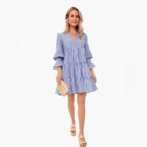 Tuckernuck Blue and White Striped Mini Dress